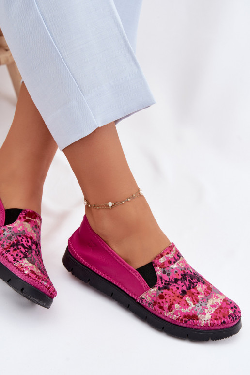 Botas femininas de couro Tem que serciejka 03512-73 cor rosa