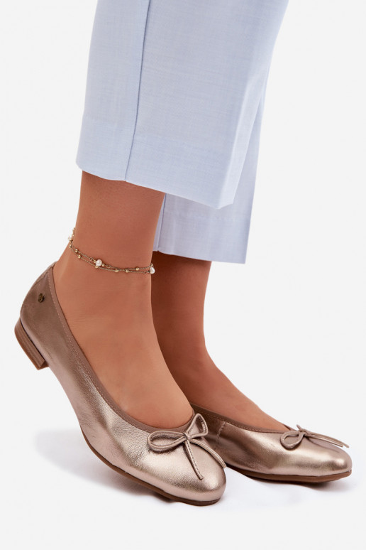 Bailarinas Feminino Tem que serciejka P6800-25 cor dourada