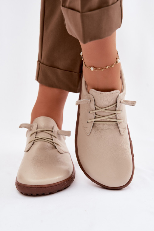 Pele sapato Barefoot Feminino Zazoo 10189 bege