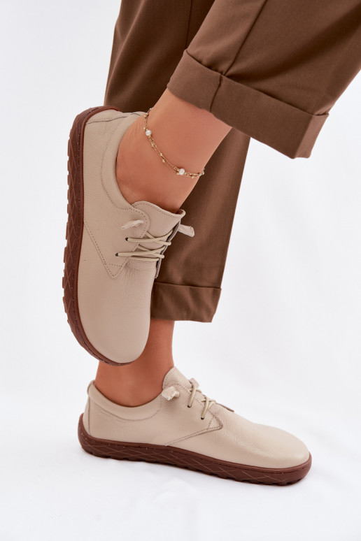 Pele sapato Barefoot Feminino Zazoo 10189 bege