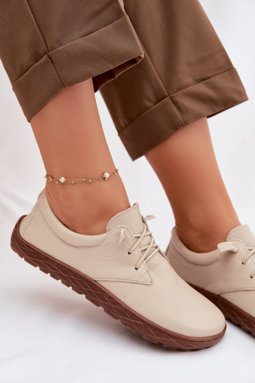 Pele sapato Barefoot Feminino Zazoo 10189 bege