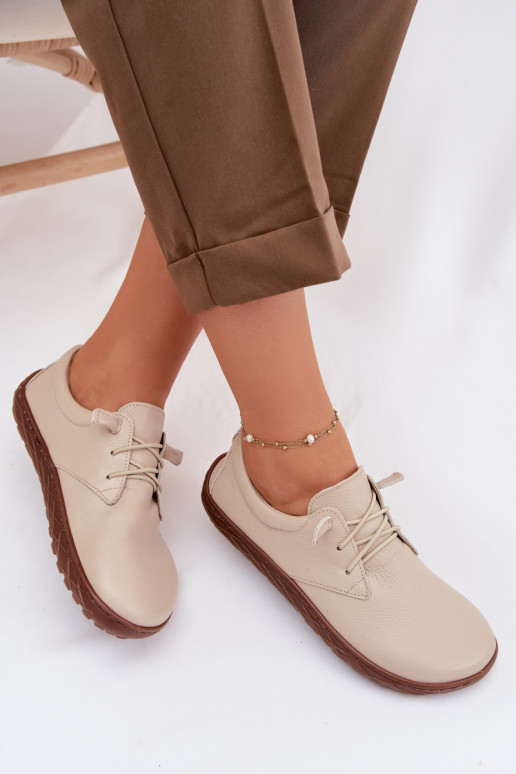 Pele sapato Barefoot Feminino Zazoo 10189 bege