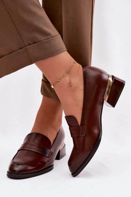 sapato Feminino Klocke Vinceza 58625 cor marrom