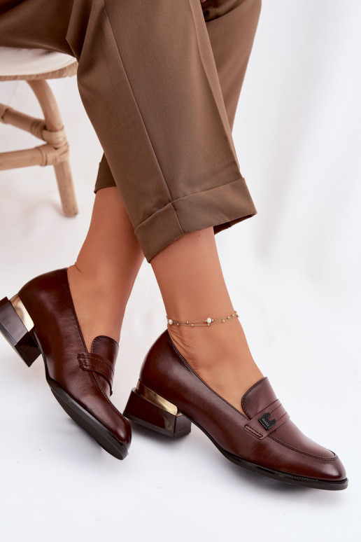 sapato Feminino Klocke Vinceza 58625 cor marrom