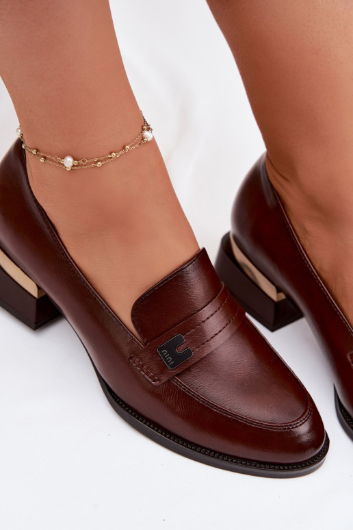 sapato Feminino Klocke Vinceza 58625 cor marrom