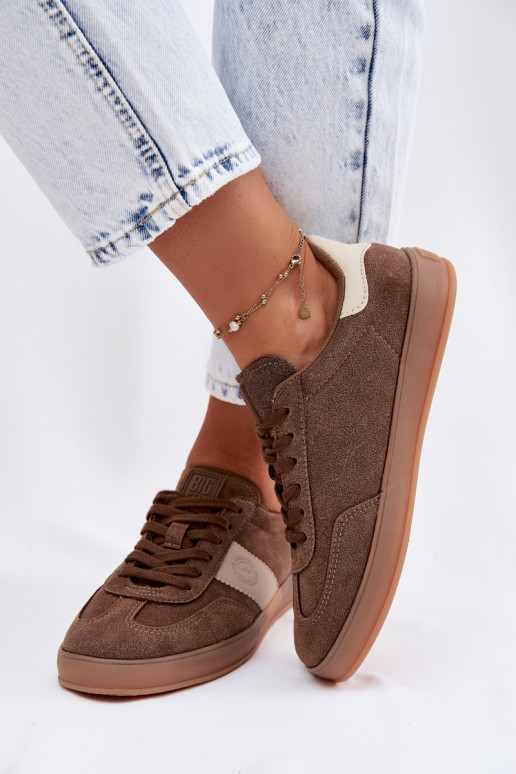 À modalo de tênis Feminino Big Star TT274116 cor marrom