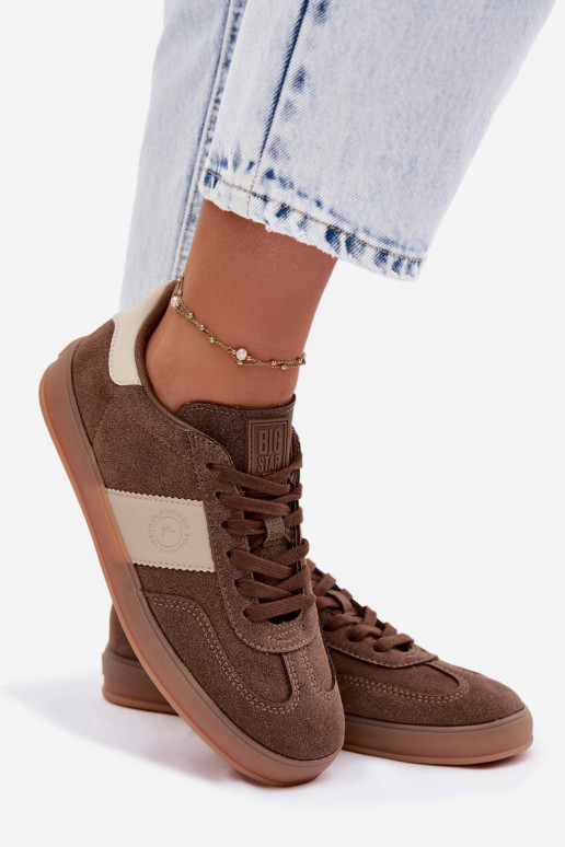 À modalo de tênis Feminino Big Star TT274116 cor marrom