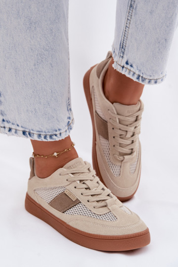 Ténis femininos Big Star TT274759 cor areia