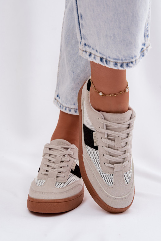 À modalo de tênis Feminino Big Star TT274758 cor cinza