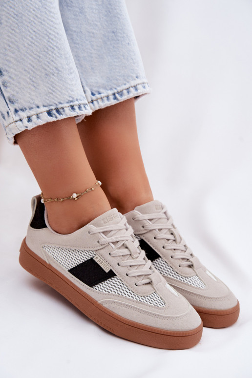 À modalo de tênis Feminino Big Star TT274758 cor cinza