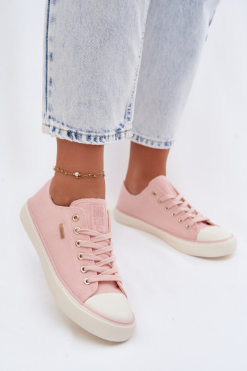 Sapatos baixos casuais Big Star TT274776 cor rosa 2