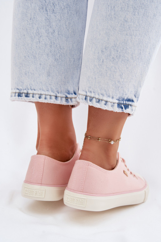 Sapatos de lazer Baixo Big Star TT274776 cor rosa