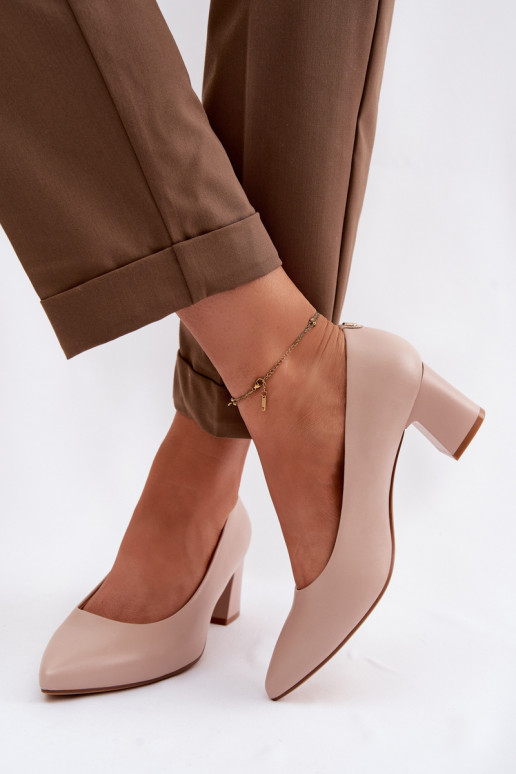 Sapato com salto Sergio Leone PB413 KremoParay cor rosa