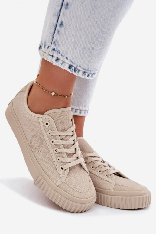 Baixo Sapatos de lazer Big Star TT274106 bege