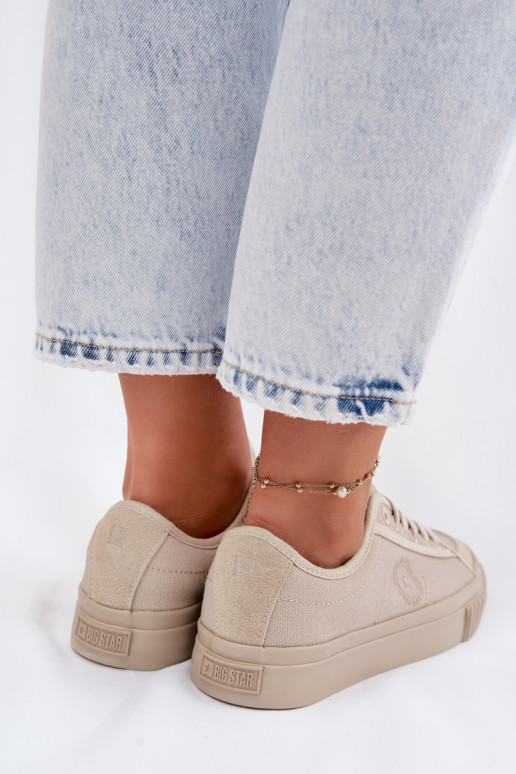 Baixo Sapatos de lazer Big Star TT274106 bege