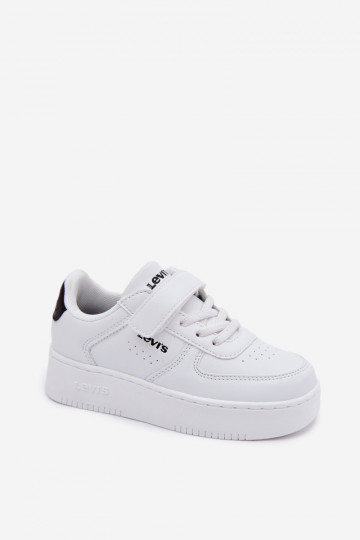 Ténis infantis LEVI'S NEIN UNION BOLD VUNB0001S com fechos adesivos brancos
