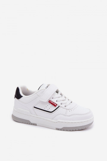 Ténis infantis LEVI'S JOHN SE VJOH0012S com fechos adesivos brancos