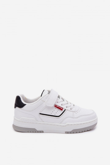 Ténis infantis LEVI'S JOHN SE VJOH0012S com fechos adesivos brancos 2