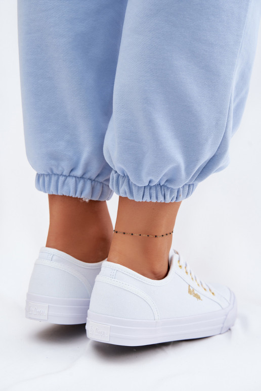 Sapatos de lazer Lee Cooper LCEM-26-02-4074 cor branca