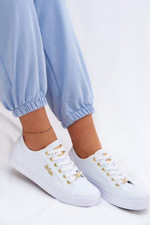 Sapatos de lazer Lee Cooper LCEM-26-02-4074 cor branca