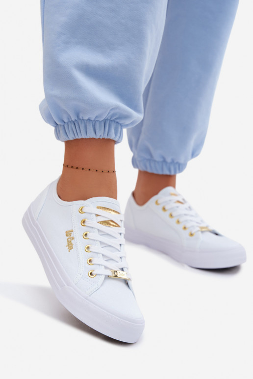 Sapatos de lazer Lee Cooper LCEM-26-02-4074 cor branca