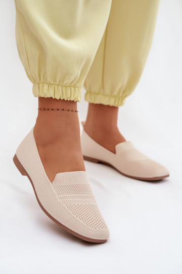  mocassins femininos cor de marfim Dorielle 2