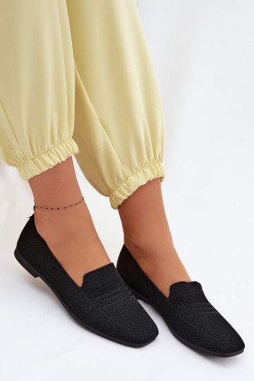Mocassins pretos femininos Dorielle