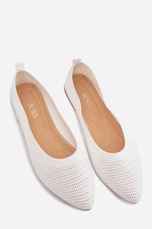 grade Bailarinas de tecido Feminino cor branca Sarina