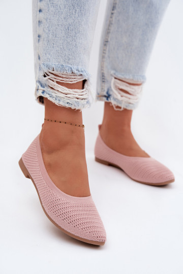 grade Bailarinas de tecido Feminino cor rosa Sarina 2
