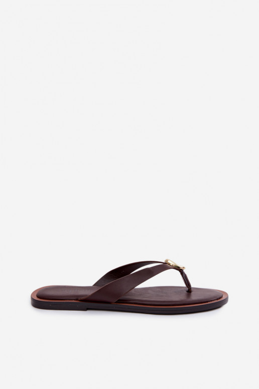 isósceles Chinelos Chinelos Feminino Ze cor douradam Detalem CzekoladoParae Tella