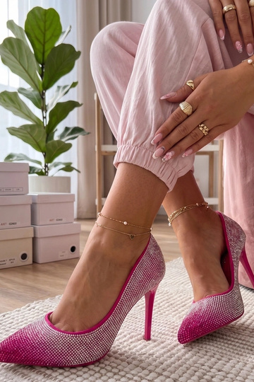 Saltos rosas com zircônias... 2