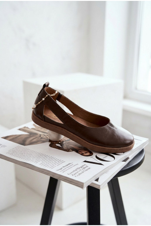 Bailarinas Barefoot Zazoo 10217 cor chocolate