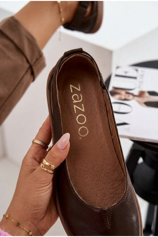 Bailarinas Barefoot Zazoo 10217 cor chocolate