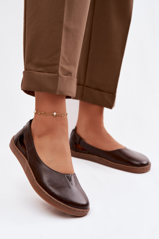 Bailarinas Barefoot Zazoo 10217 cor chocolate