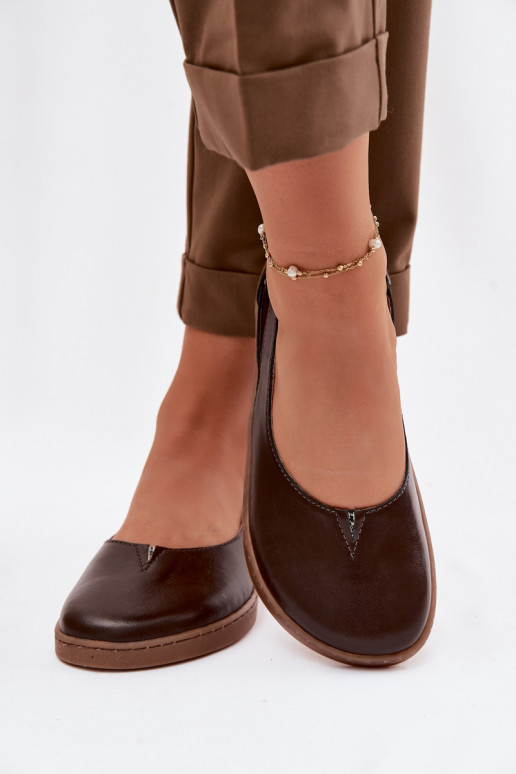 Bailarinas Barefoot Zazoo 10217 cor chocolate