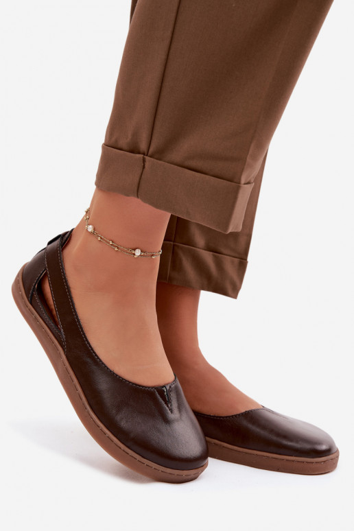 Bailarinas Barefoot Zazoo 10217 cor chocolate