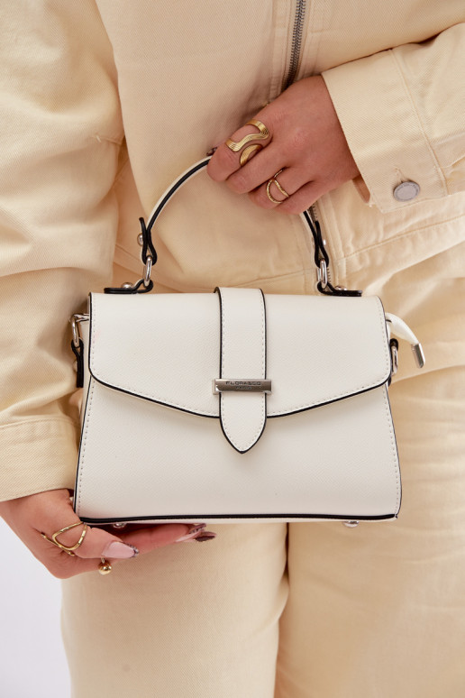 Portátil Carteiro com faixas decorativas cor de marfim Belveta