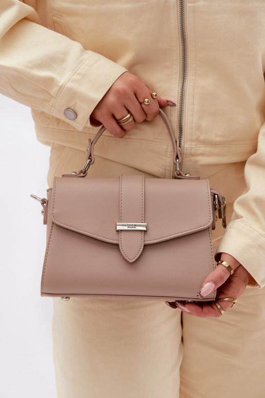 Portátil Carteiro com faixas decorativas Escurobege Belveta