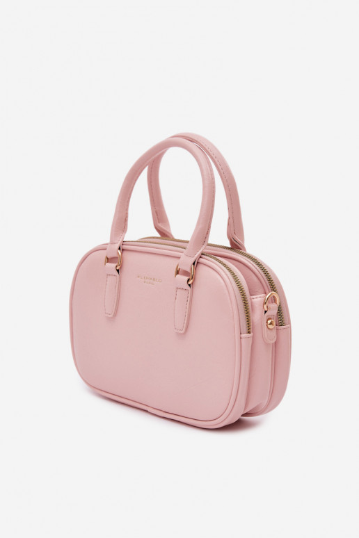 Portátil Typu Porta-malas Pequeno de couro ecológico rosa Soraya