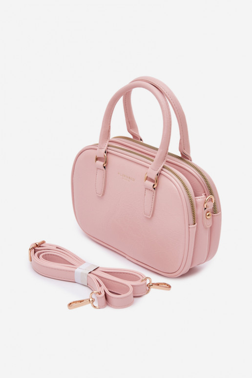 Portátil Typu Porta-malas Pequeno de couro ecológico rosa Soraya