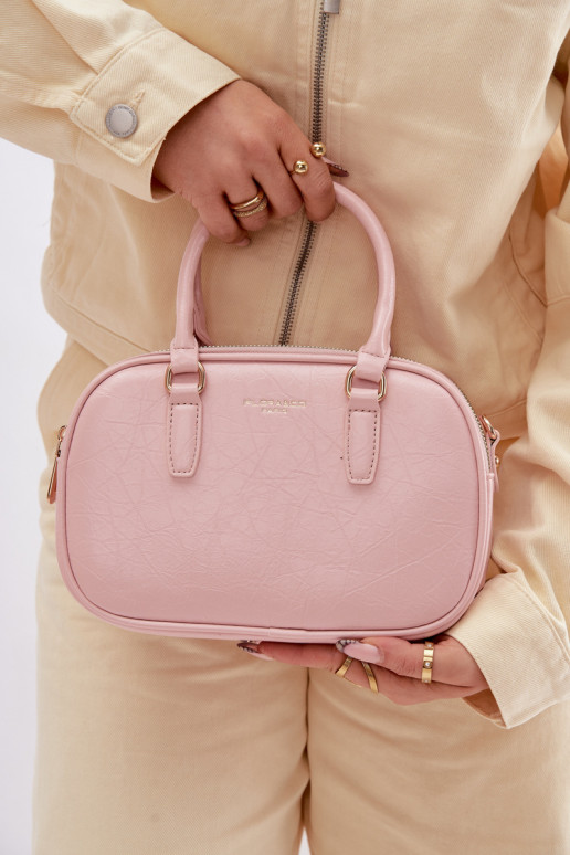 Portátil Typu Porta-malas Pequeno de couro ecológico rosa Soraya