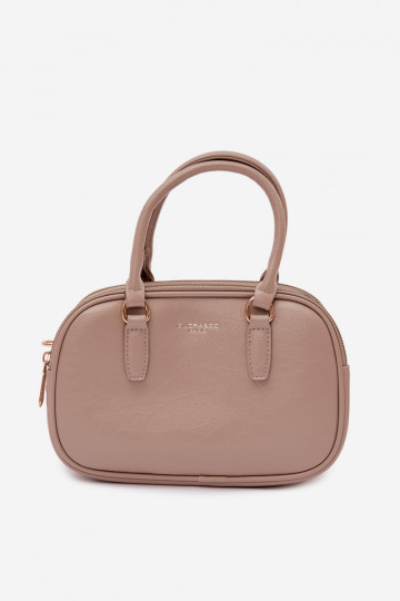 Portátil Typu Porta-malas Pequeno de couro ecológico Escurobege Soraya