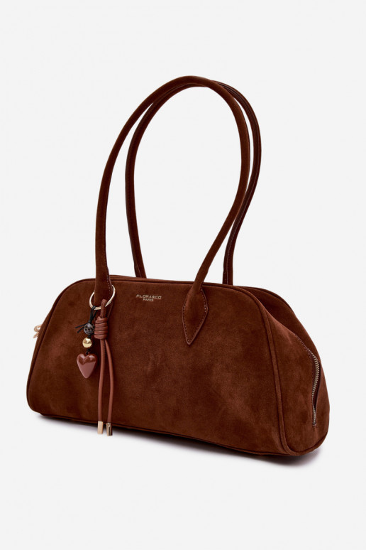 de camurça ecológicaoParaa PortátilBrelokiem cor marrom Noelia