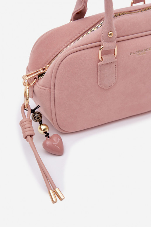 Portátil Typu Porta-malas Pequenode camurça ecológicau rosa Annelle