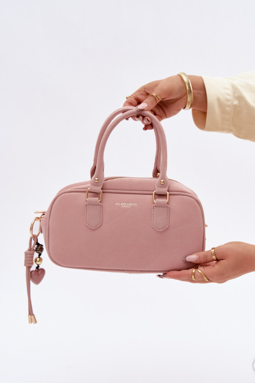 Portátil Typu Porta-malas Pequenode camurça ecológicau rosa Annelle