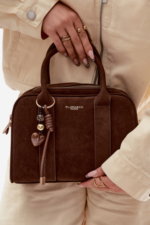 Portátil Typu Porta-malas de camurça ecológicaoParaaBrelokiem CzekoladoParaa Sorielle