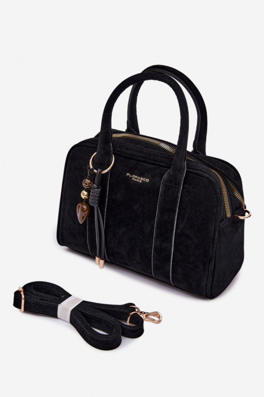 Portátil Typu Porta-malas de camurça ecológicaoParaaBrelokiem preto Sorielle