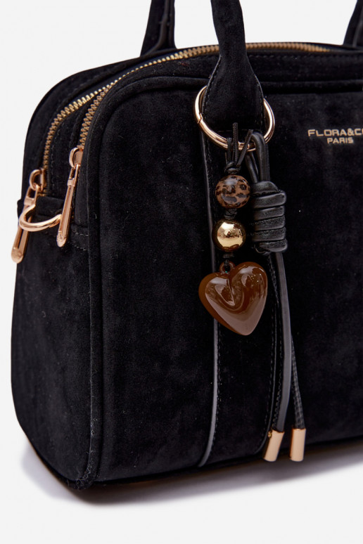 Portátil Typu Porta-malas de camurça ecológicaoParaaBrelokiem preto Sorielle