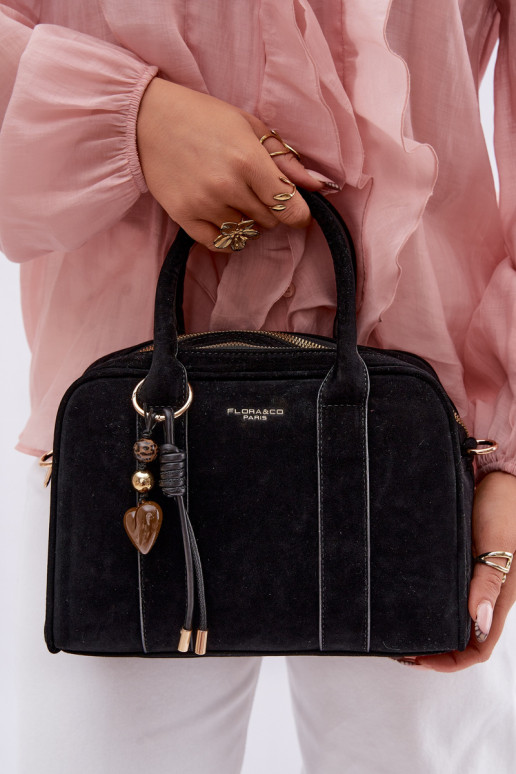 Portátil Typu Porta-malas de camurça ecológicaoParaaBrelokiem preto Sorielle