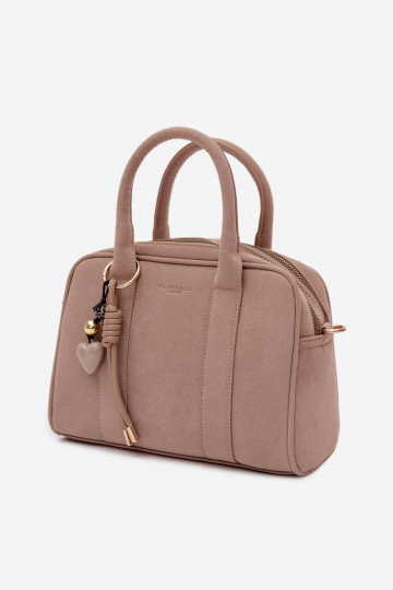 Portátil Typu Porta-malas de camurça ecológicaoParaaBrelokiem cor de marfim Sorielle 2